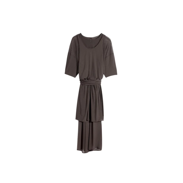 Lemaire Double Layer Dress in Mesh - Dresses - Parisian Minimalist Luxury at Coveti