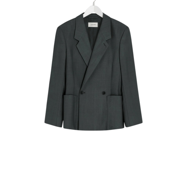 Lemaire Double-breasted Tailored Jacket in Polywool - Jackets - Parisian Minimalist Luxury at Coveti