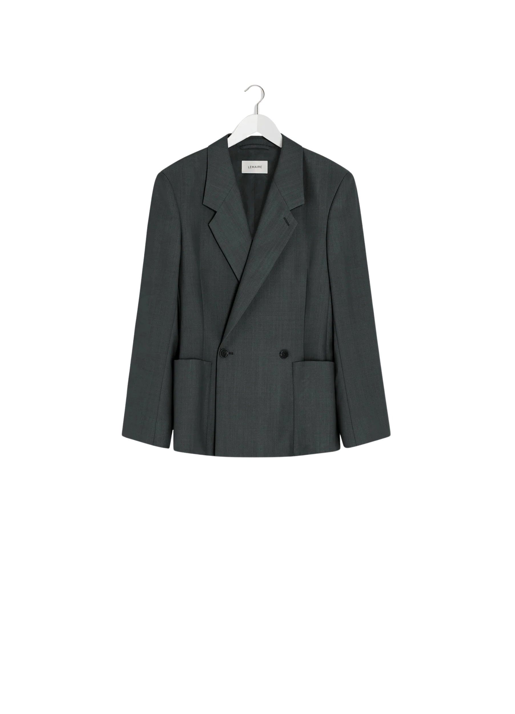 Lemaire Double-breasted Tailored Jacket in Polywool