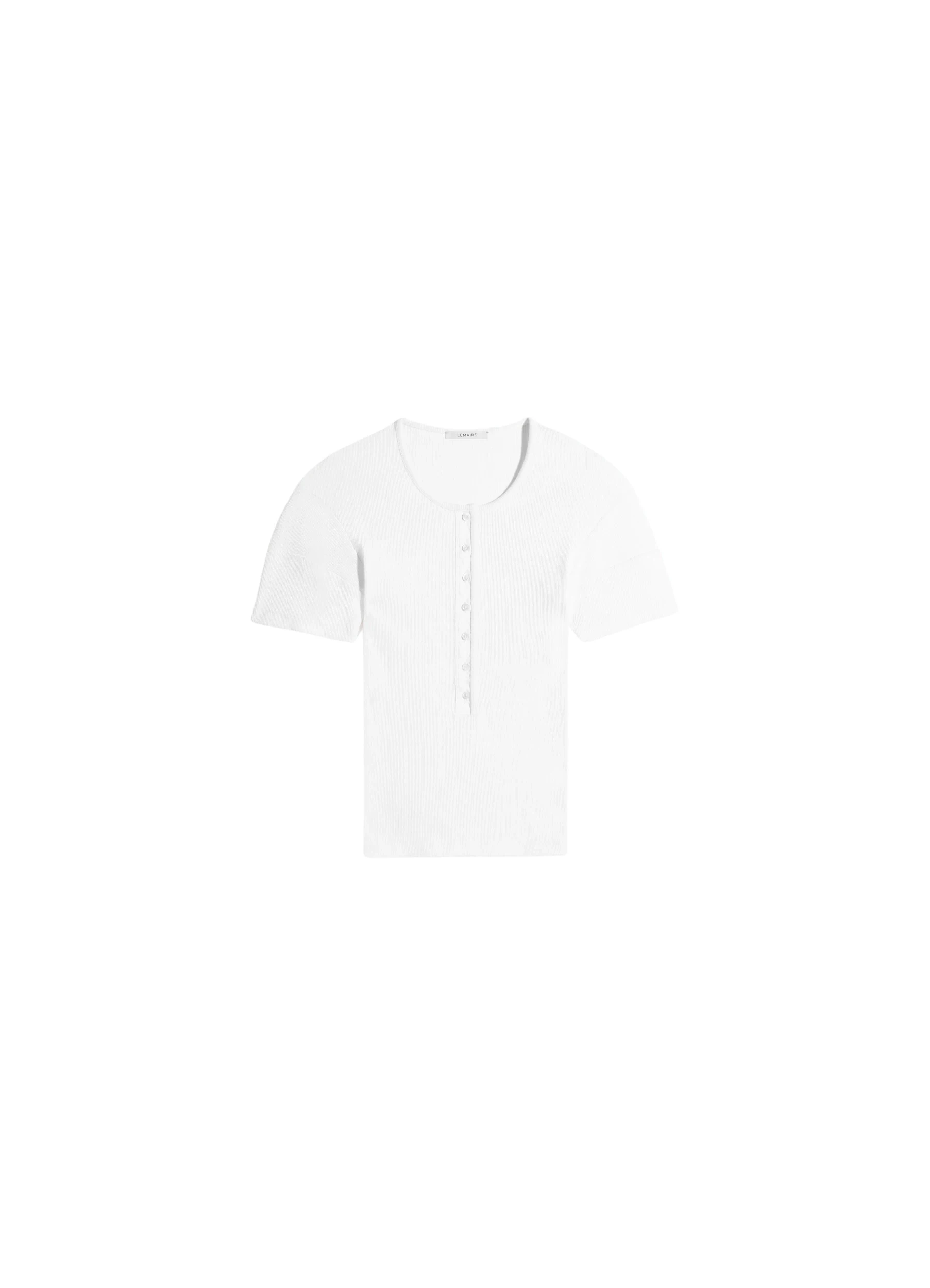 Lemaire-Fitted-Henley-in-Jersey-coveti-176466_nobg Lemaire Fitted Henley in Jersey - Tops - Parisian Minimalist Luxury at Coveti