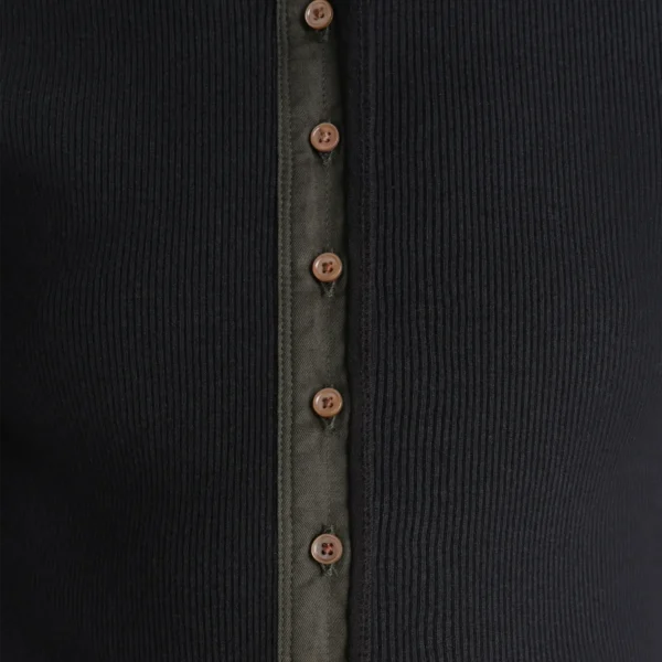Lemaire Fitted Henley in Jersey - Tops - Parisian Minimalist Luxury at Coveti