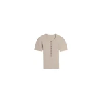 Lemaire Fitted Henley in Jersey - Tops - Parisian Minimalist Luxury at Coveti