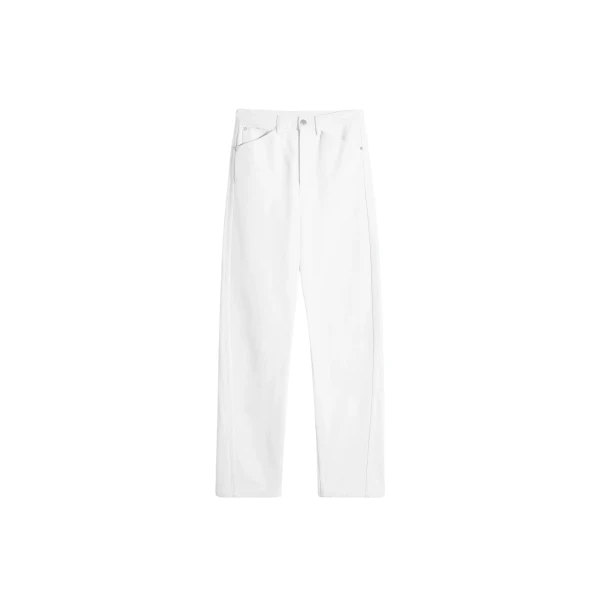 Lemaire Five Pockets Twisted Pants in Denim - Pants - Parisian Minimalist Luxury at Coveti