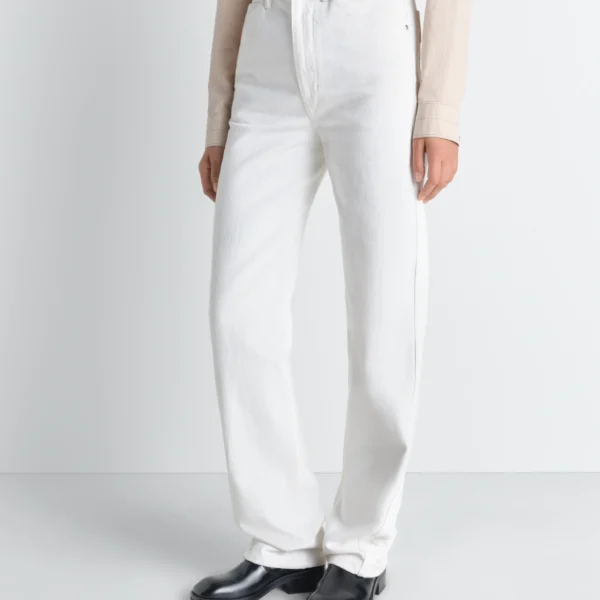 Lemaire Five Pockets Twisted Pants in Denim - Pants - Parisian Minimalist Luxury at Coveti