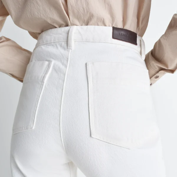 Lemaire Five Pockets Twisted Pants in Denim - Pants - Parisian Minimalist Luxury at Coveti