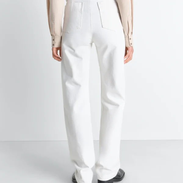 Lemaire Five Pockets Twisted Pants in Denim - Pants - Parisian Minimalist Luxury at Coveti