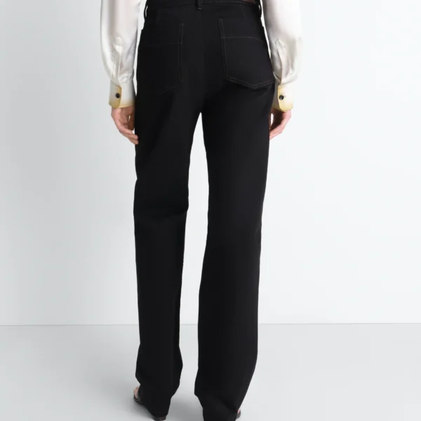 Lemaire Five Pockets Twisted Pants in Denim - Pants - Parisian Minimalist Luxury at Coveti