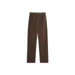 Lemaire Five Pockets Twisted Pants in Dyed Heavy Broken Twill - Pants - Parisian Minimalist Luxury at Coveti
