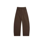Lemaire-High-Waisted-Curved-Pants-in-Dyed-Heavy-Broken-Twill-coveti73447_nobg Lemaire High Waisted Curved Pants in Dyed Heavy Broken Twill - Pants - Parisian Minimalist Luxury at Coveti