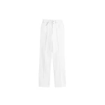 Lemaire High Waisted Straight Pants in Denim - Pants - Parisian Minimalist Luxury at Coveti