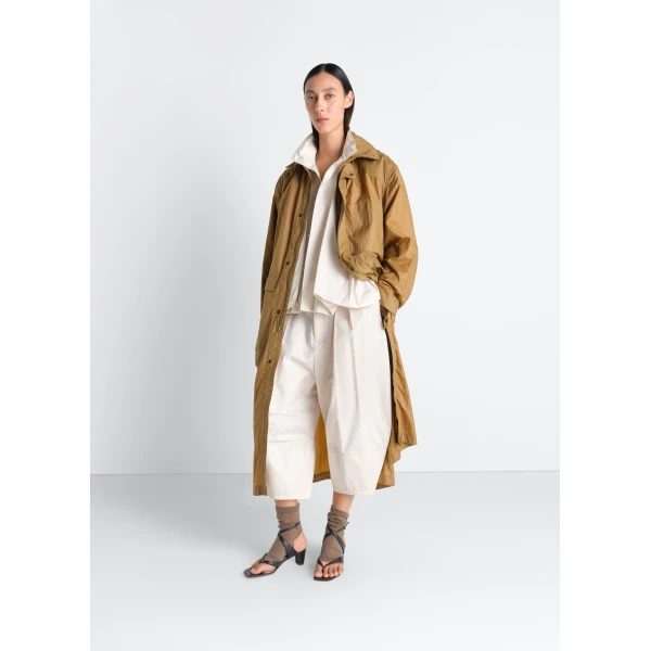 Lemaire Hooded Raincoat in Light Nylon Coat, view 4