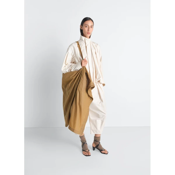 Lemaire Hooded Raincoat in Light Nylon Coat, view 6
