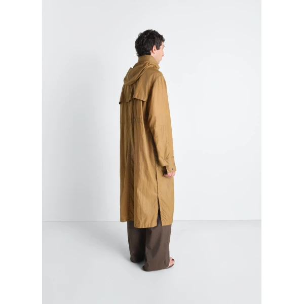 Lemaire Hooded Raincoat in Light Nylon Coat, view 7