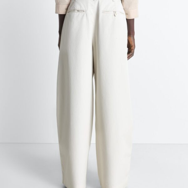 Lemaire Large Chino in Cotton Twill - Pants - Parisian Minimalist Luxury at Coveti