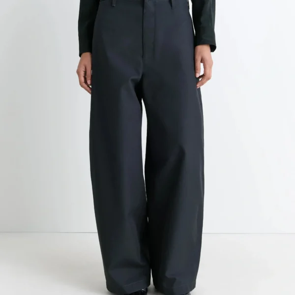 Lemaire Large Chino in Cotton Twill - Pants - Parisian Minimalist Luxury at Coveti