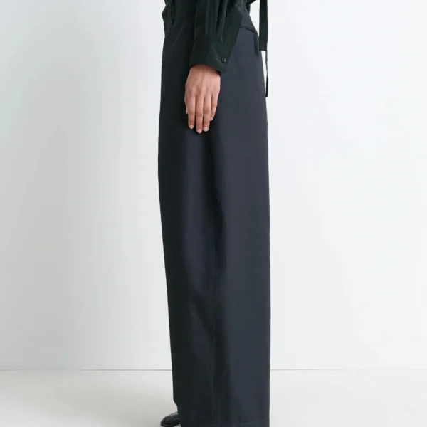 Lemaire Large Chino in Cotton Twill - Pants - Parisian Minimalist Luxury at Coveti