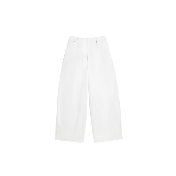 Lemaire Large Chino in Cotton Twill - Pants - Parisian Minimalist Luxury at Coveti