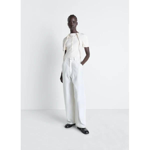Lemaire Large Pants in Denim, view 3