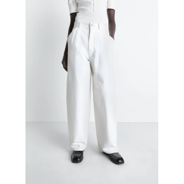 Lemaire Large Pants in Denim, view 4
