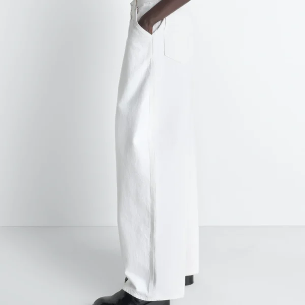 Lemaire Large Pants in Denim - Pants - Parisian Minimalist Luxury at Coveti