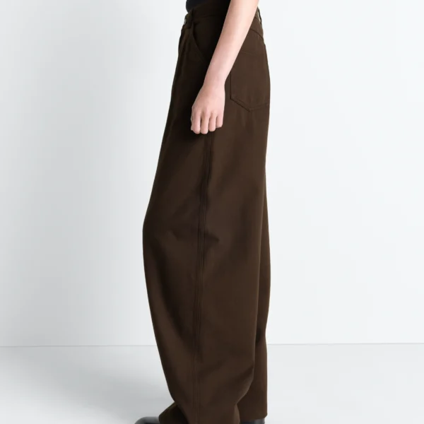 Lemaire Large Pants in Dyed Broken Twill - Pants - Parisian Minimalist Luxury at Coveti