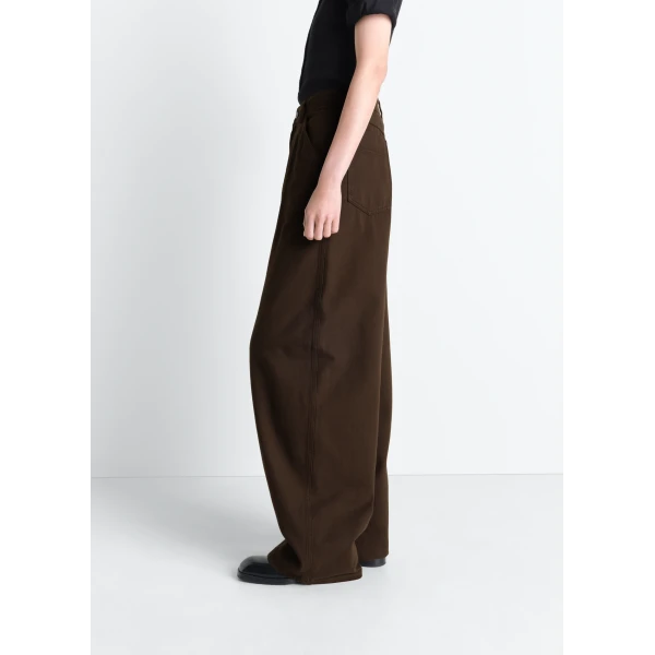 Lemaire Large Pants in Dyed Broken Twill, view 4