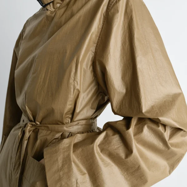 Lemaire Light Wrap Jacket in Light Coated Cotton - Jackets - Parisian Minimalist Luxury at Coveti