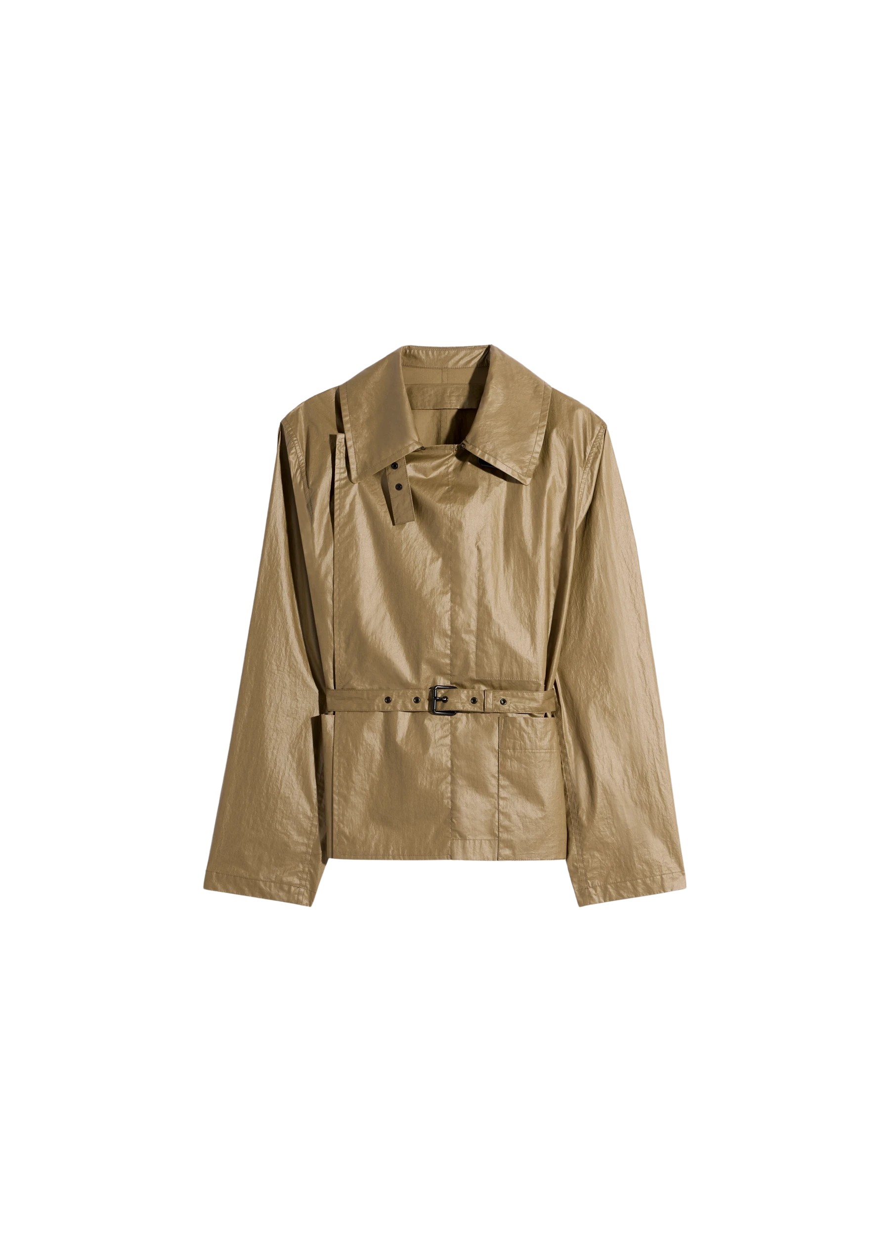 Lemaire Light Wrap Jacket in Light Coated Cotton
