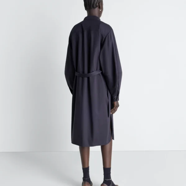 Lemaire Liquette Dress in Light Cotton Satin - Dresses - Parisian Minimalist Luxury at Coveti