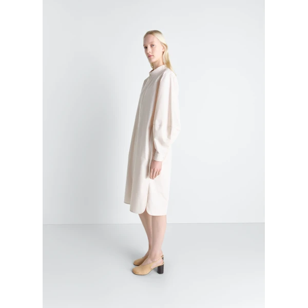 Lemaire Liquette Dress in Light Cotton Satin, view 5