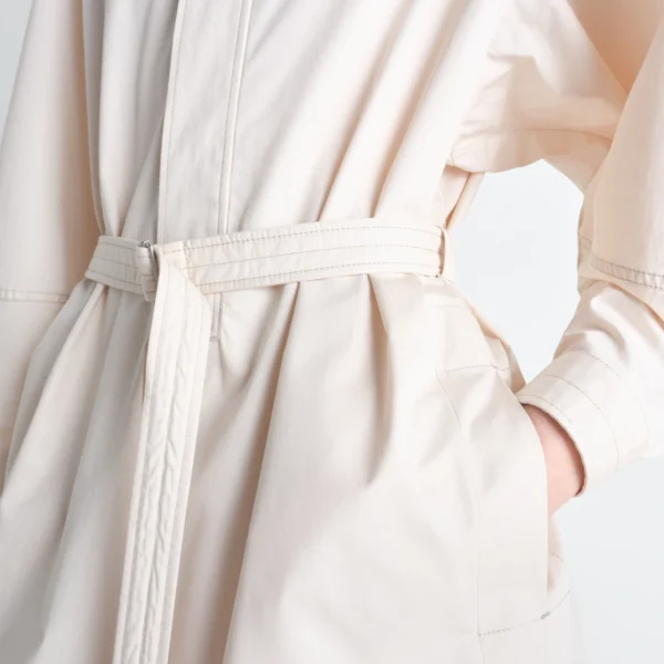Lemaire Liquette Dress in Light Cotton Satin - Dresses - Parisian Minimalist Luxury at Coveti