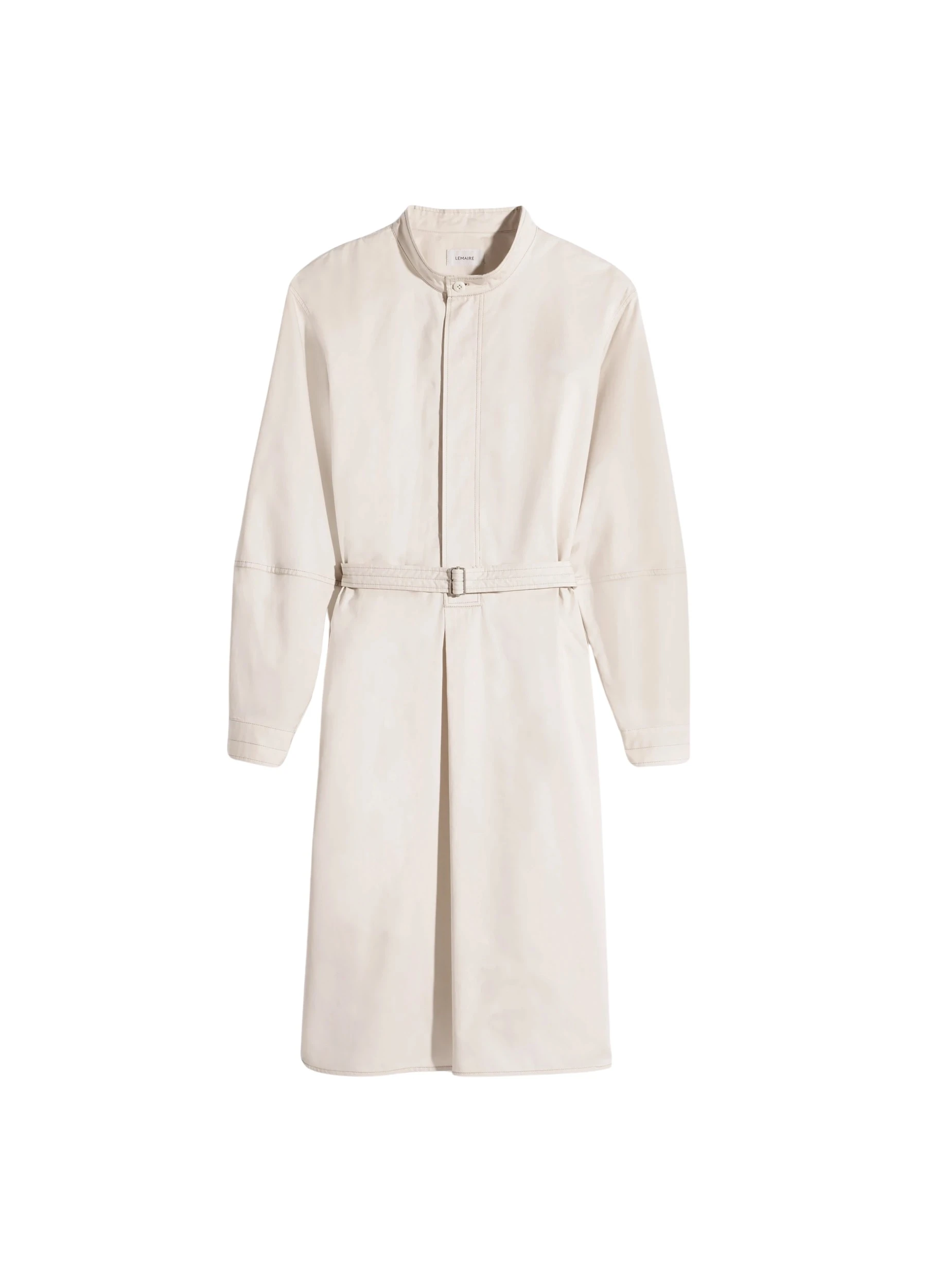 Lemaire-Liquette-Dress-in-Light-Cotton-Satin-coveti-684010_nobg Lemaire Liquette Dress in Light Cotton Satin - Dresses - Parisian Minimalist Luxury at Coveti