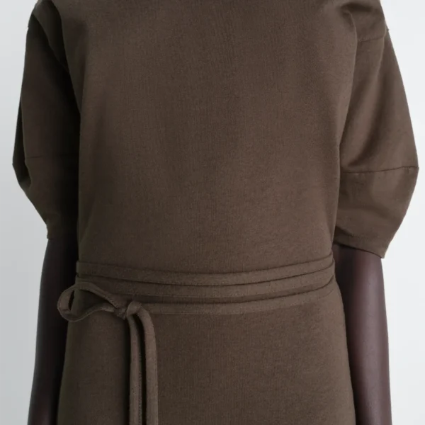 Lemaire Off Shoulder Dress in Jersey - Dresses - Parisian Minimalist Luxury at Coveti