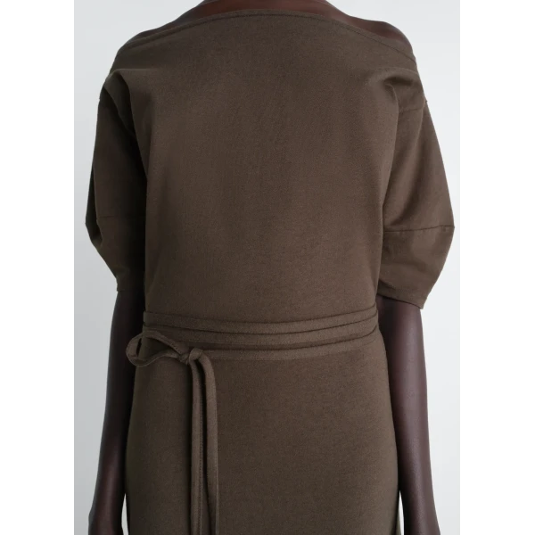 Lemaire Off Shoulder Dress in Jersey, view 2