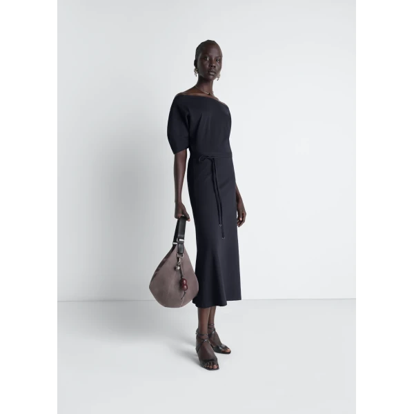Lemaire Off Shoulder Dress in Jersey, view 3