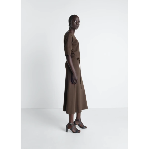 Lemaire Off Shoulder Dress in Jersey, view 3