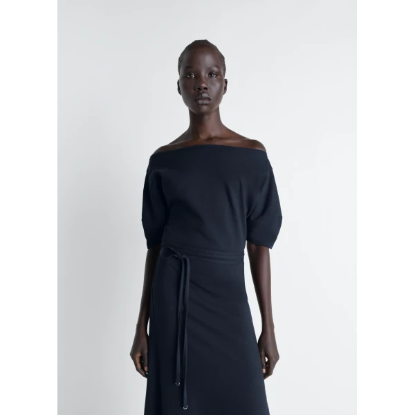 Lemaire Off Shoulder Dress in Jersey, view 4