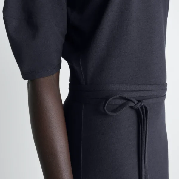 Lemaire Off Shoulder Dress in Jersey - Dresses - Parisian Minimalist Luxury at Coveti