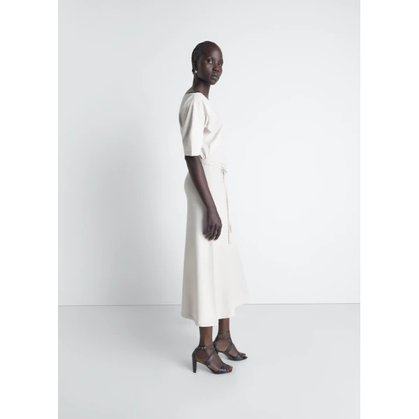 Lemaire Off Shoulder Dress in Jersey, view 5