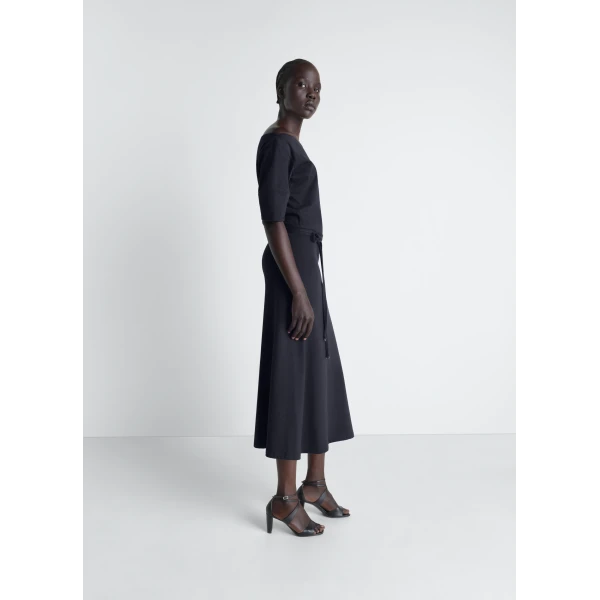 Lemaire Off Shoulder Dress in Jersey, view 6