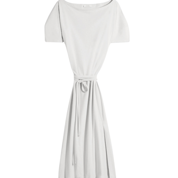 Lemaire Off Shoulder Dress in Jersey - Dresses - Parisian Minimalist Luxury at Coveti