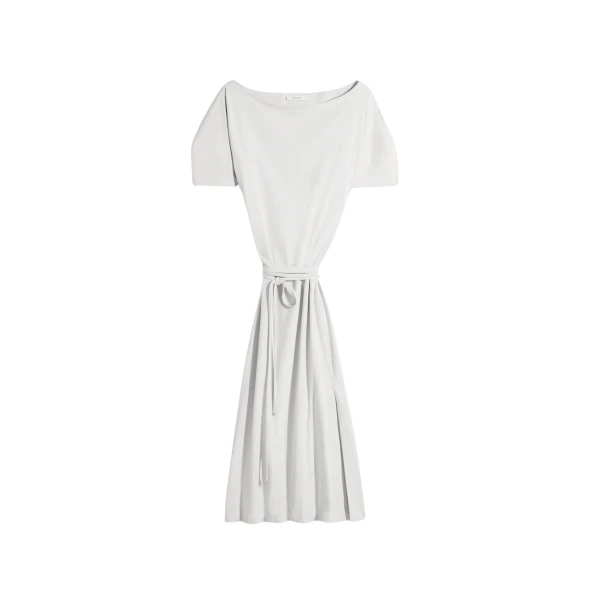 Lemaire Off Shoulder Dress in Jersey - Dresses - Parisian Minimalist Luxury at Coveti