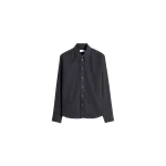 Lemaire Pointed Collar Shirt in Washed Cotton Silk - Tops - Parisian Minimalist Luxury at Coveti