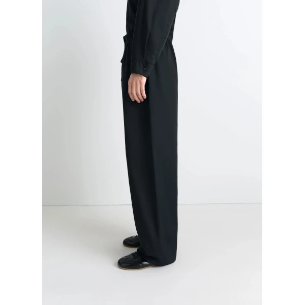 Lemaire Pyjama Pants in Cotton Satin, view 2