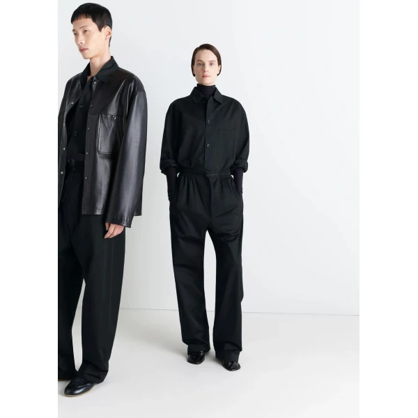Lemaire Pyjama Pants in Cotton Satin, view 3