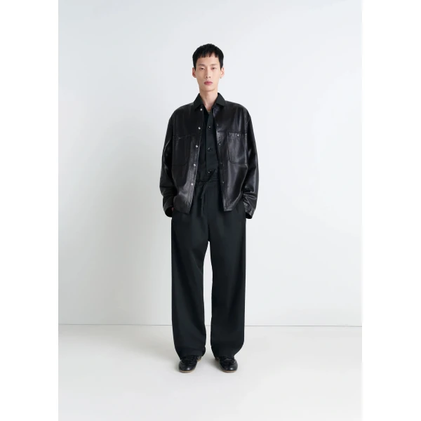 Lemaire Pyjama Pants in Cotton Satin, view 4
