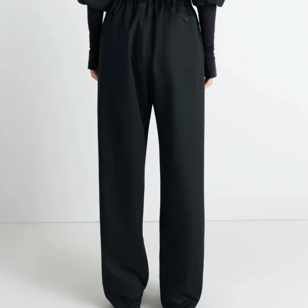Lemaire Pyjama Pants in Cotton Satin - Loungewear - Parisian Minimalist Luxury at Coveti