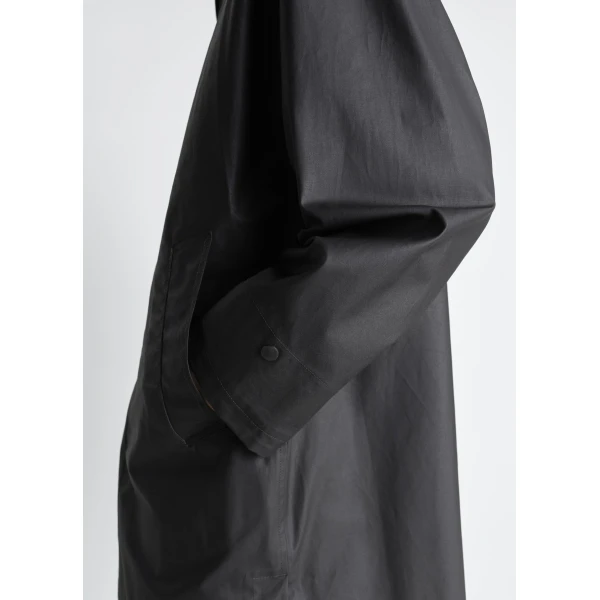 Lemaire Raincoat in Resinated Cotton Coat, view 7