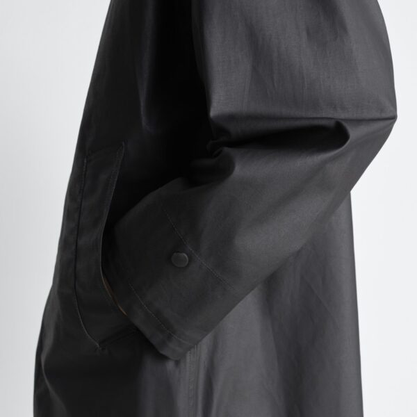 Lemaire Raincoat in Resinated Cotton - Coats - Parisian Minimalist Luxury at Coveti