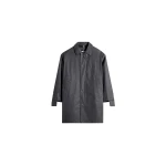 Lemaire Raincoat in Resinated Cotton - Coats - Parisian Minimalist Luxury at Coveti
